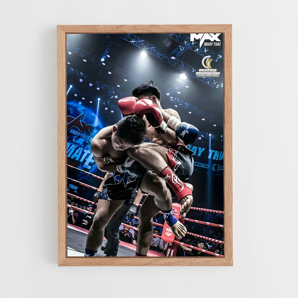 Poster Combat Thaï – affiche Muay Thai (vue 4)